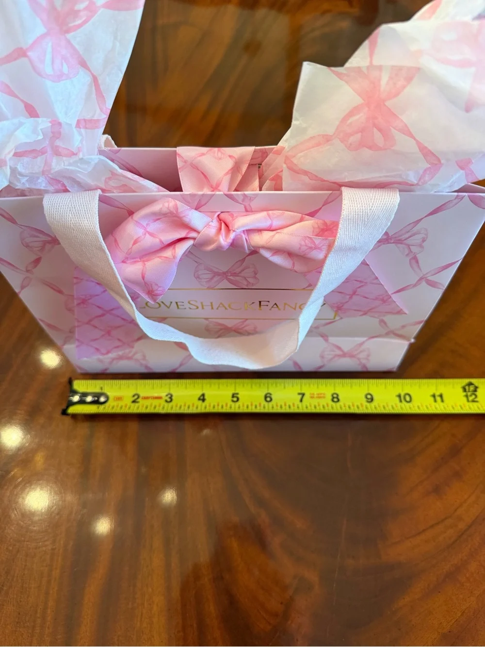 LoveShackFancy “Pink Peppermint” Shopping Tote